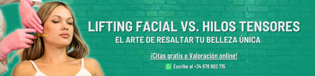 Lifting facial vs hilos tensores clínicas Plástica