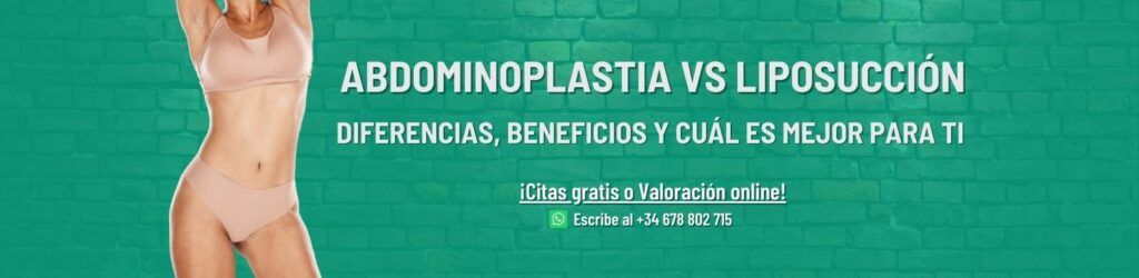 Clínicas Plástica Abdominoplastia vs liposucción