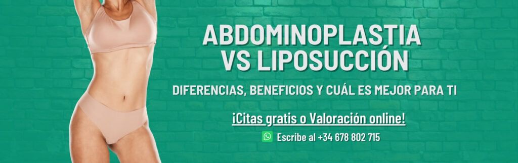 Clínicas Plástica Abdominoplastia vs liposucción diferencia