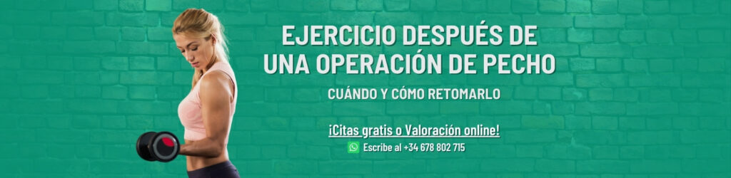 Recomendaciones después de una operación de pecho