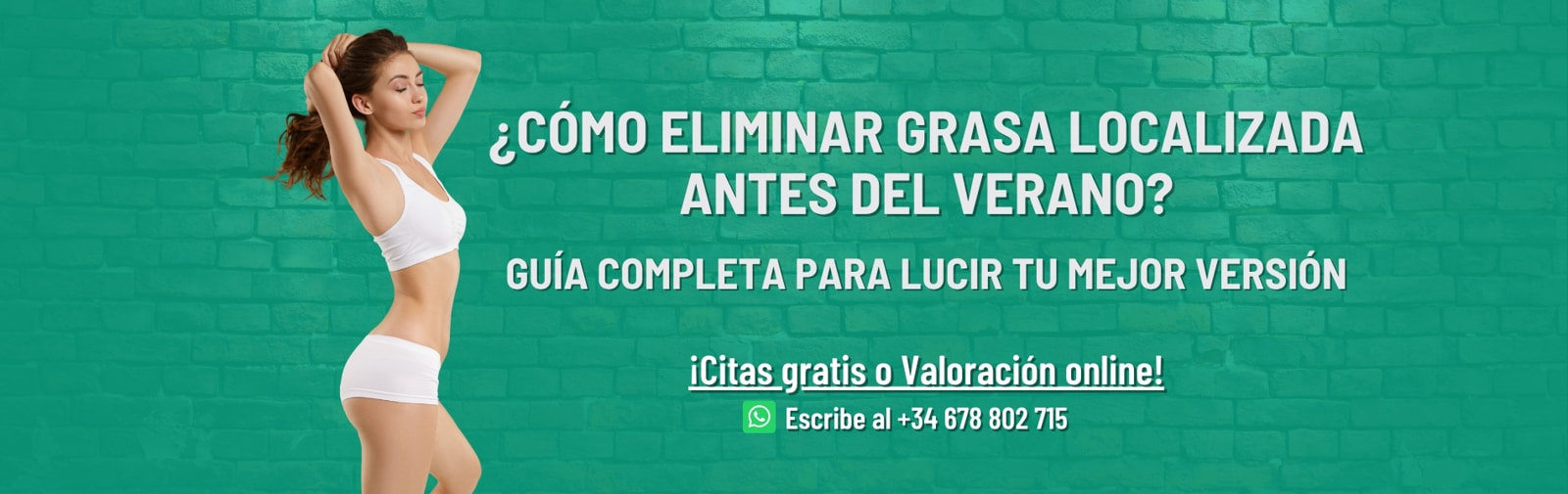 Ayuda a eliminar grasa localizada antes del verano