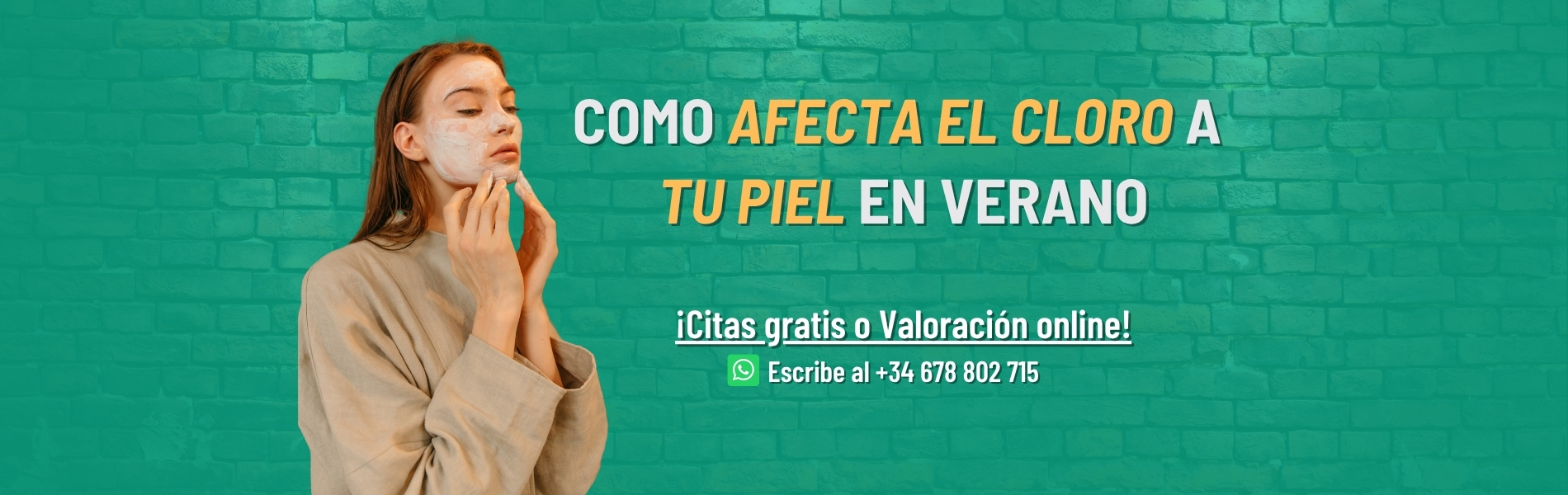 Cloro en la piel